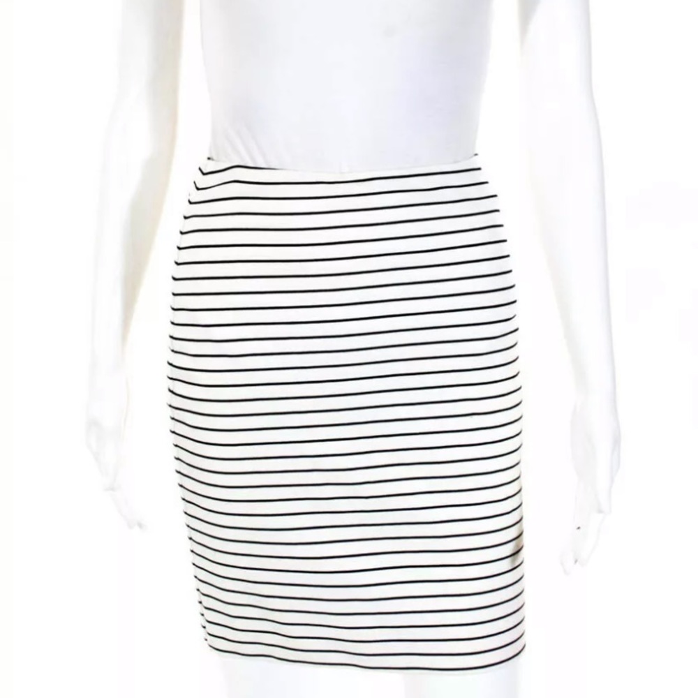 Torn by Ronny Kobo striped mini skirt